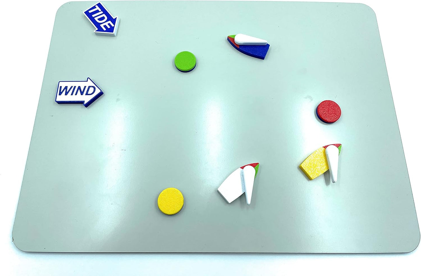 Magnetic teaching aids (dinghy, keelboat, windsurfing, wingfoiling) Instructor Afloat Training Aid