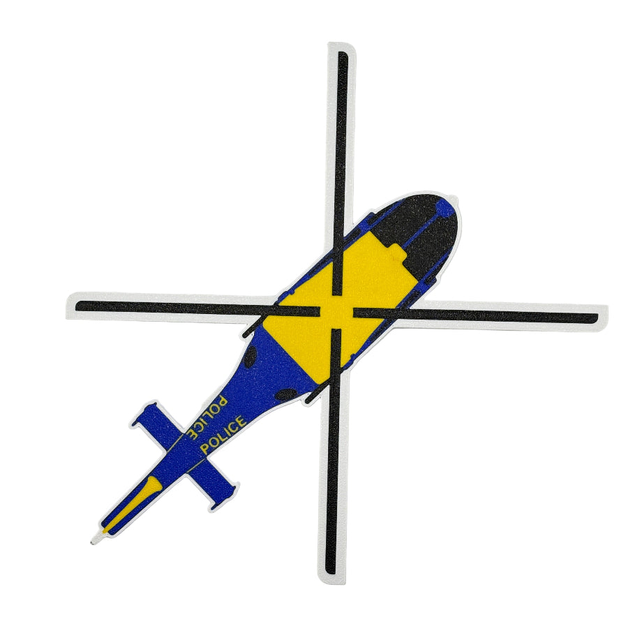 Police Helicopter Model Magnetic Instructor Training Aid
