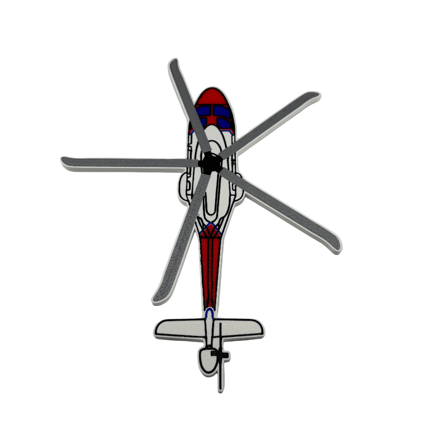 Coastguard Helicopter Model Magnetic Instructor Training Aid