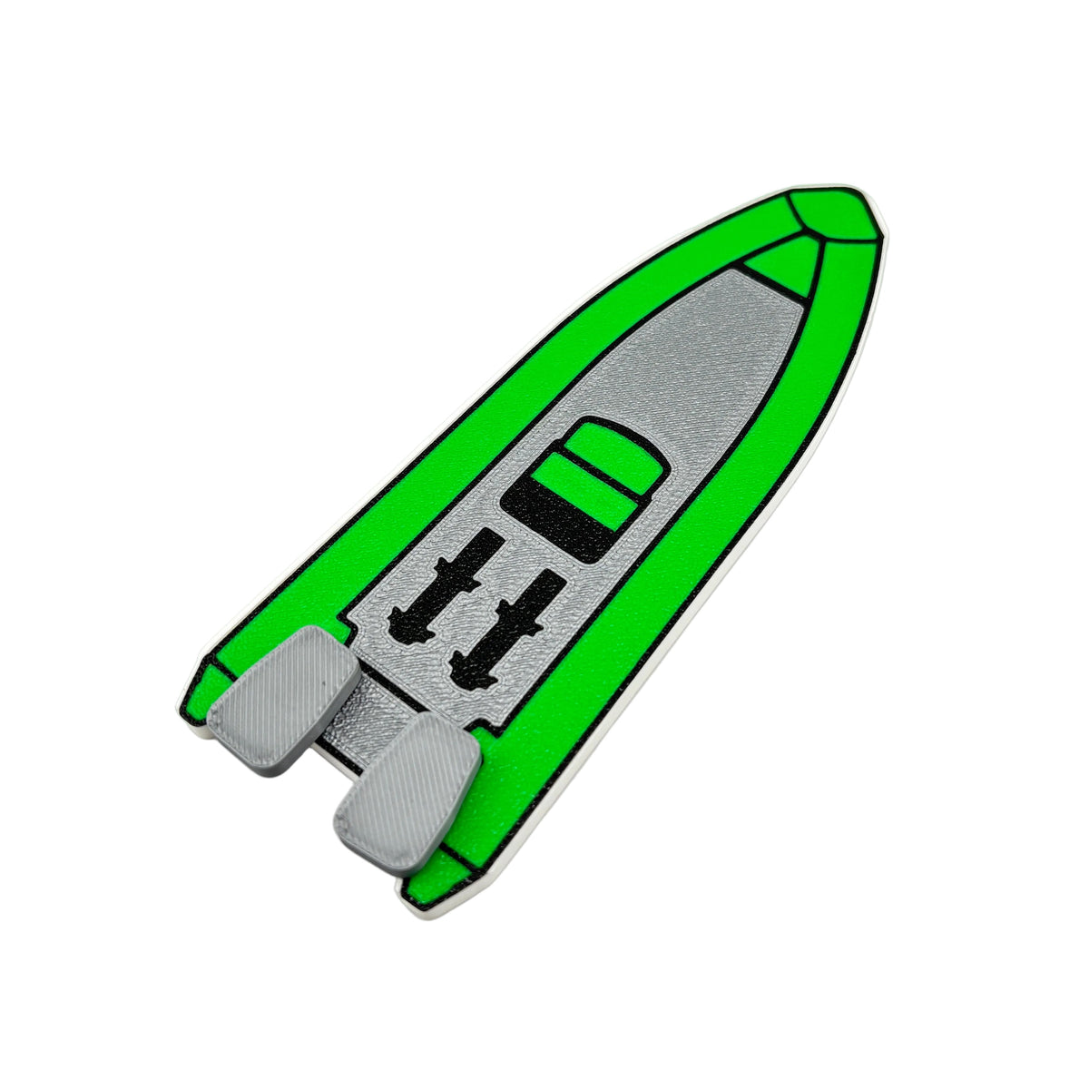 Magnetic RHIB with Outboard Motor Indicators Instructor Training Aid
