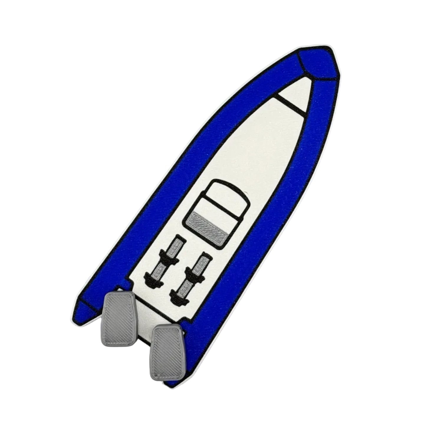 Magnetic RHIB with Outboard Motor Indicators Instructor Training Aid