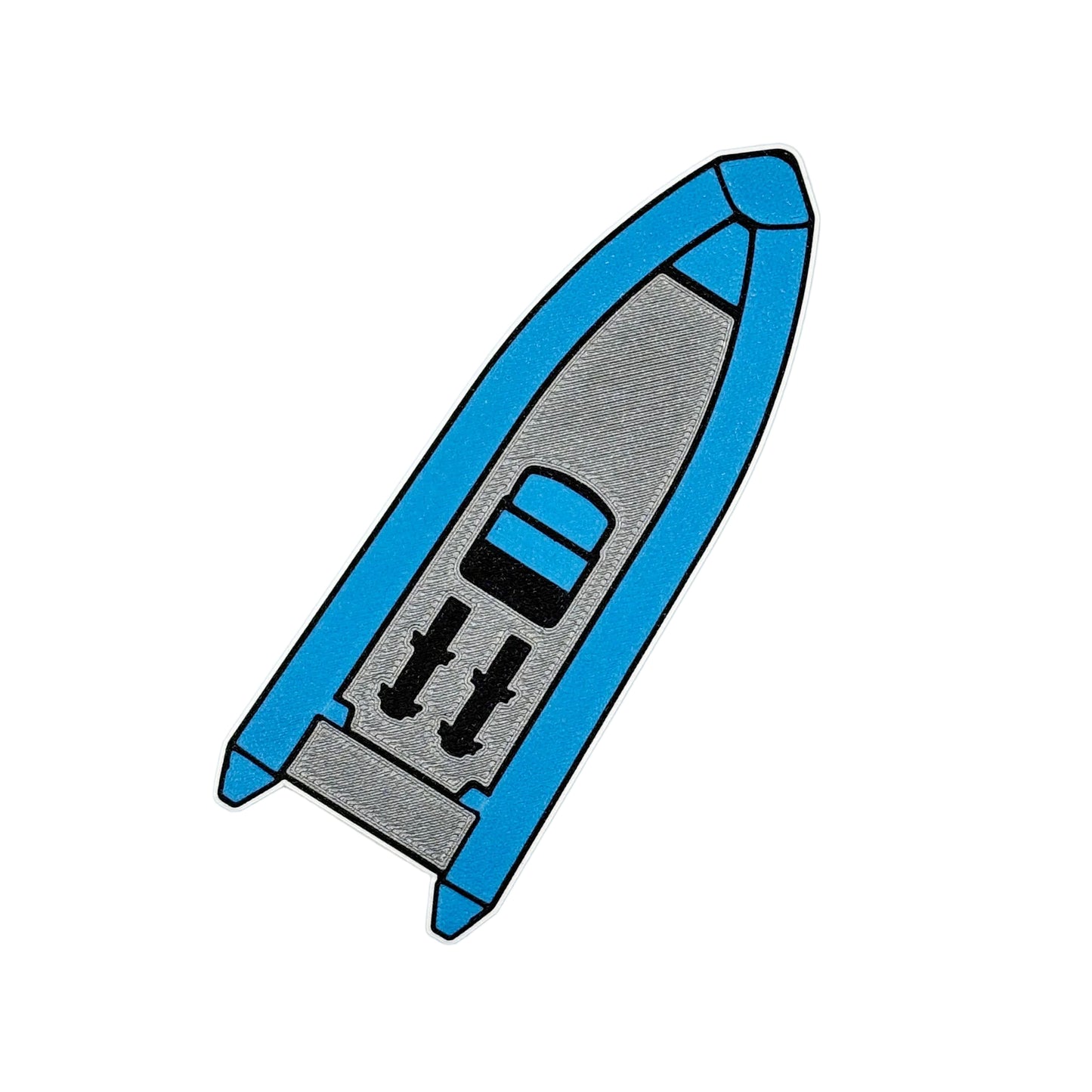 Magnetic RHIB with Outboard Motor Indicators Instructor Training Aid