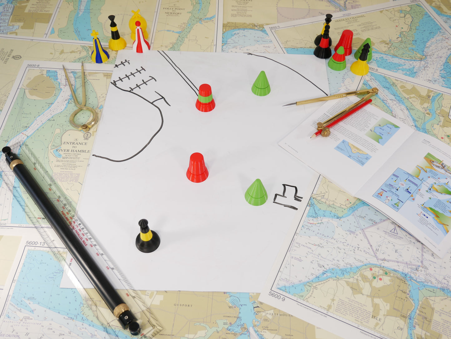 IALA (A) Lateral Starboard model Buoy