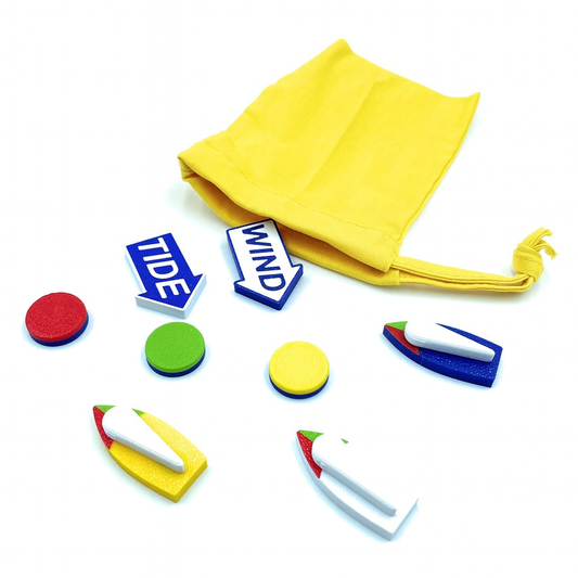 Magnetic teaching aids (dinghy, keelboat, windsurfing, windsurfing, wingfoiling)