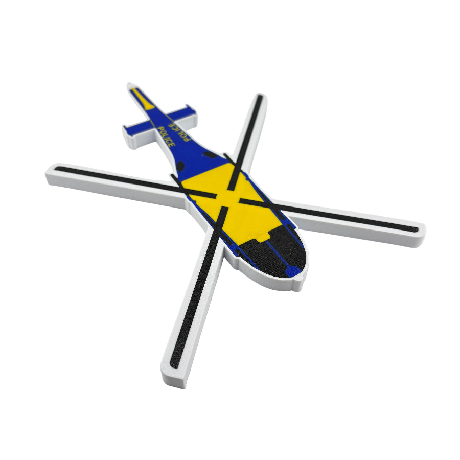 Police Helicopter Model Magnetic Instructor Training Aid