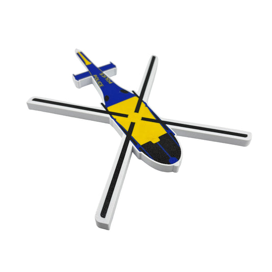 Police Helicopter Model Magnetic Instructor Training Aid