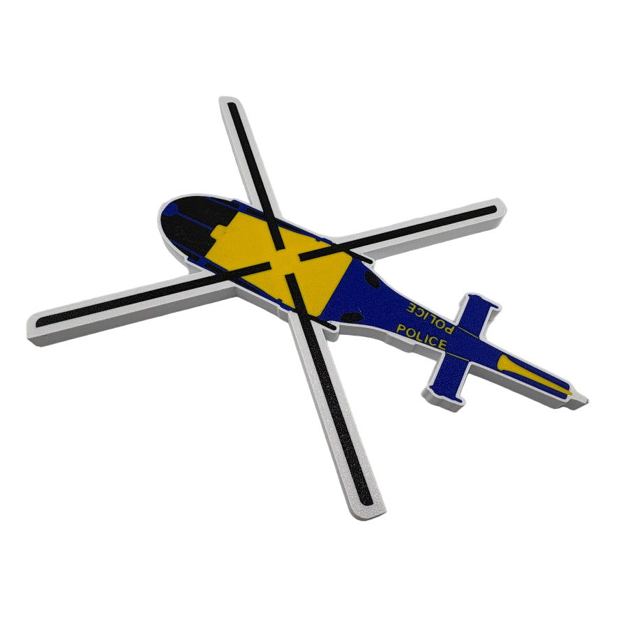 Police Helicopter Model Magnetic Instructor Training Aid