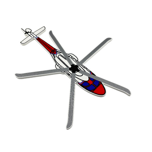 Coastguard Helicopter Model Magnetic Instructor Training Aid