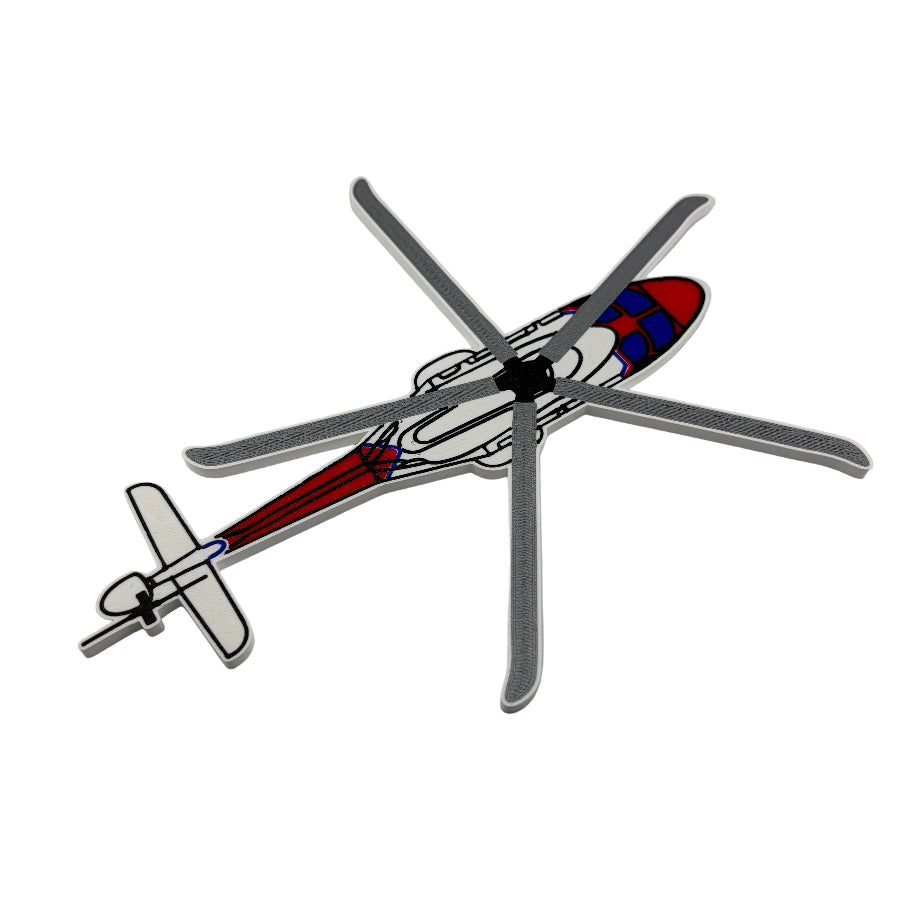 Coastguard Helicopter Model Magnetic Instructor Training Aid