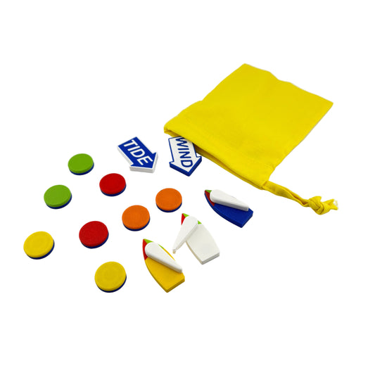 Magnetic teaching aids (dinghy, keelboat, windsurfing, wingfoiling) Instructor Afloat Training Aid